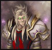 Blood elf paladin by Lihony