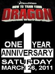Httyd one year anniversary