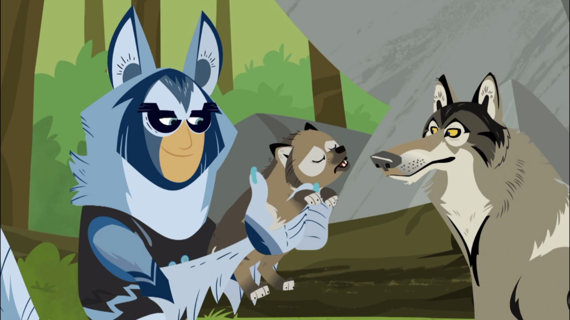 Image - Martin wolf with Little Howler.png | Wild Kratts Wiki | FANDOM
