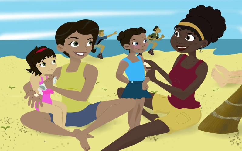 Image - Beach beauties.jpg | Wild Kratts Fanon Wiki | FANDOM powered by