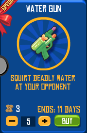 Water Gun in Shop