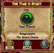 The Time is Right