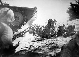 Landing on Saipan, June 15, 1944