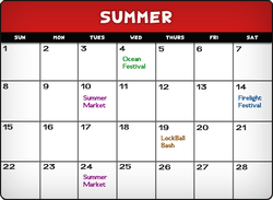 Summercalendar
