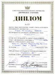 Дворянский диплом