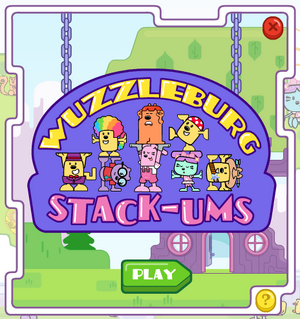 Wuzzleburg Stack-ums Title Screen