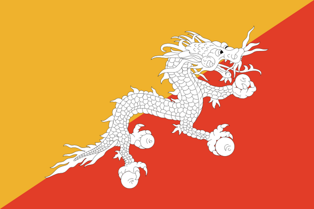 File:Flag of Bhutan.png