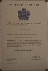 Bachelor of Arts