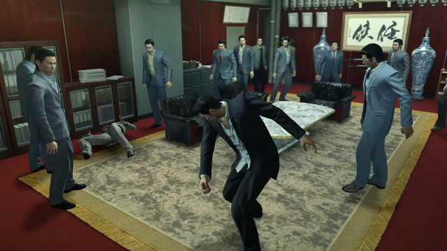 File:Kuze watches Kiryu hit one of Dojima's men.png
