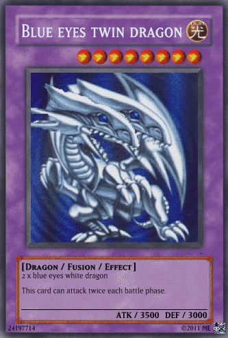 Blue Eyes Twin Dragon | Yu-Gi-Oh Card Maker Wiki | FANDOM powered by Wikia