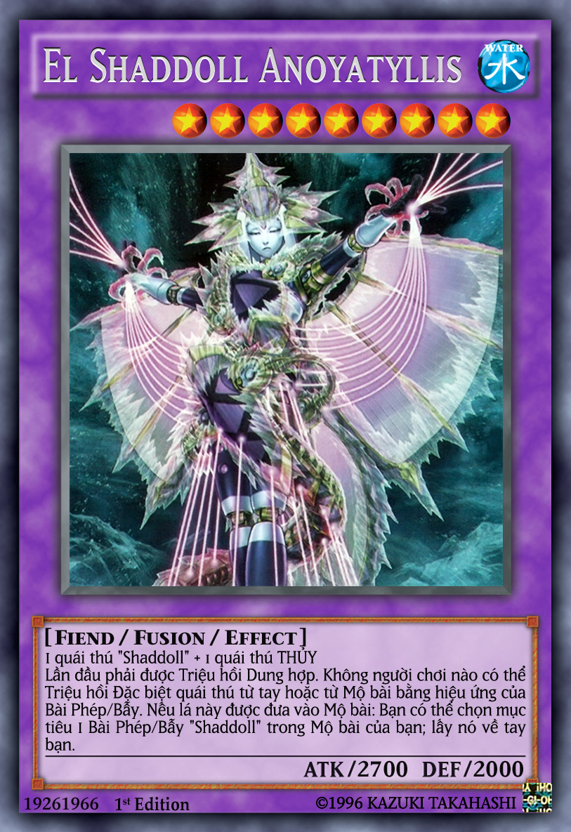 El Shaddoll Anoyatyllis | Yu-Gi-Oh! Card Fan-Made Vietnamese Wiki ...