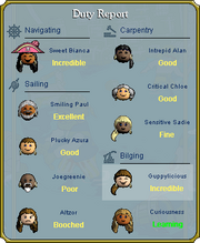Duty report