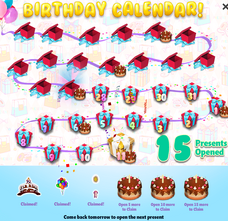 Birthday Calendar
