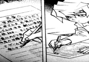 Bakura writing to Amane