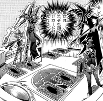 Dark Yugi VS Pandora - face-down buildup