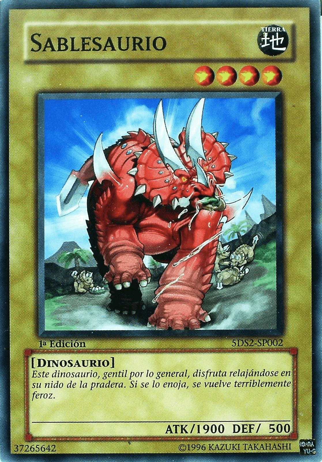 Sablesaurio  Yu-Gi-Oh! Wiki en Español  FANDOM powered 