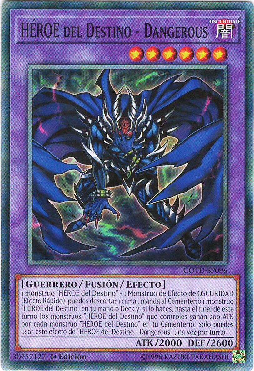 HÉROE del Destino - Dangerous  Yu-Gi-Oh! Wiki en Español 