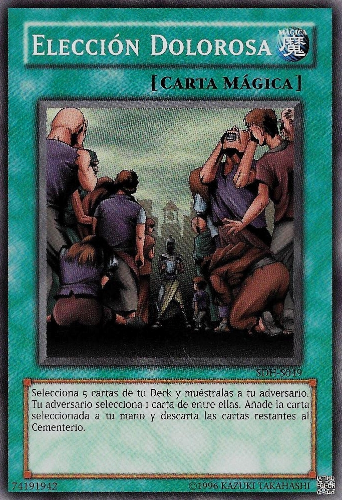 Elección Dolorosa  Yu-Gi-Oh! Wiki en Español  FANDOM 