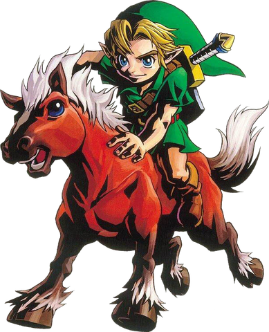 File:Link and Epona (Majora's Mask).png