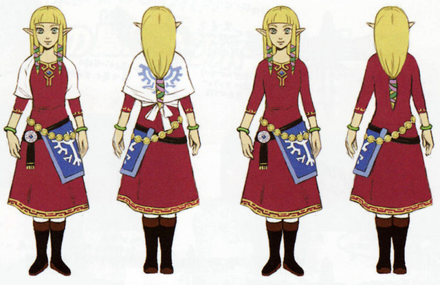 File:Skyward Sword Artwork Zelda - Skyloft Robes (Concept Art).png