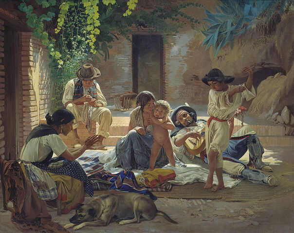 Fichier:Yevgraf Sorokin - gitans en Espagne 1853.jpg