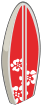Red Surfboard
