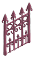 Pink Iron Fence
