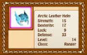 Arctic Leather Helm